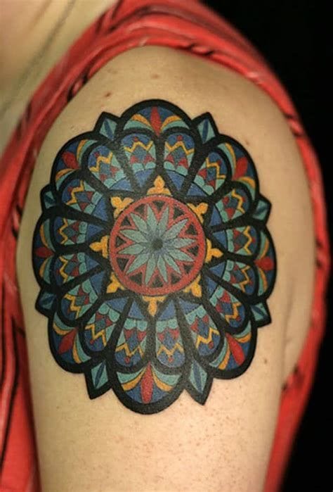 7 Stained Glass Window Tattoo Designs To Inspire