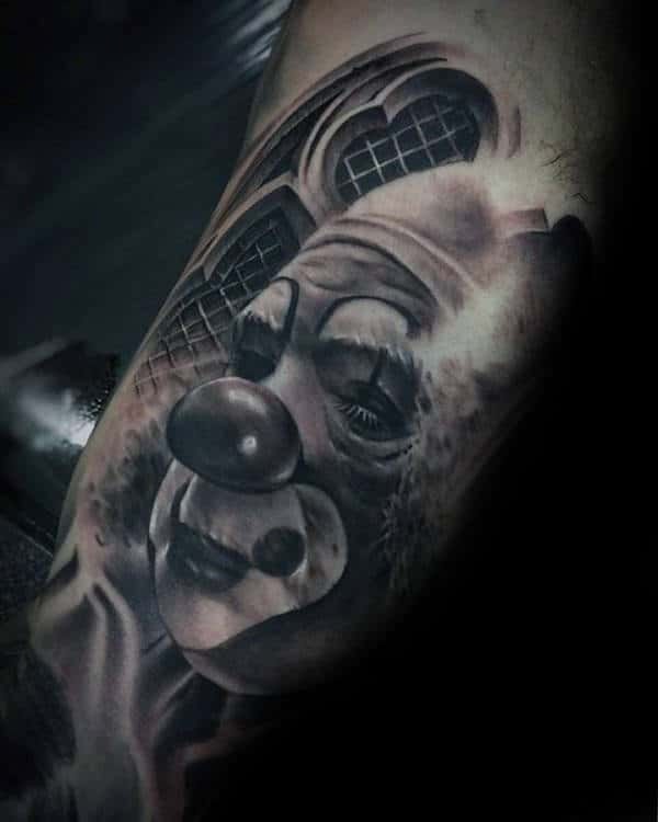 Clown tattoo sleeve