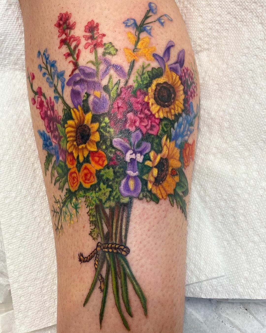 Flower Bouquet Tattoo Designs And Meanings Explained