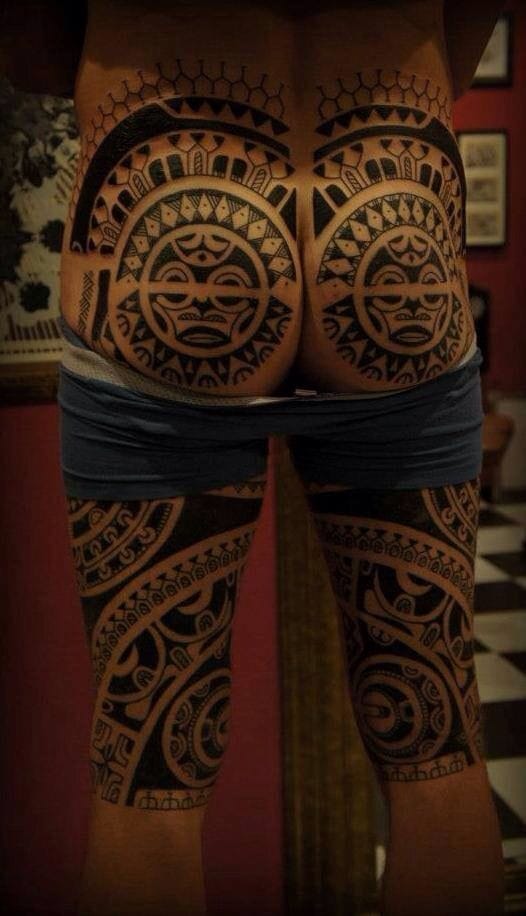 Tribal Bum Tattoo Ideas